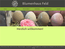 Tablet Screenshot of blumen-samstagern.com